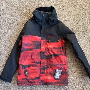 Armada Insulated Men's Red and Black Ski Jacket